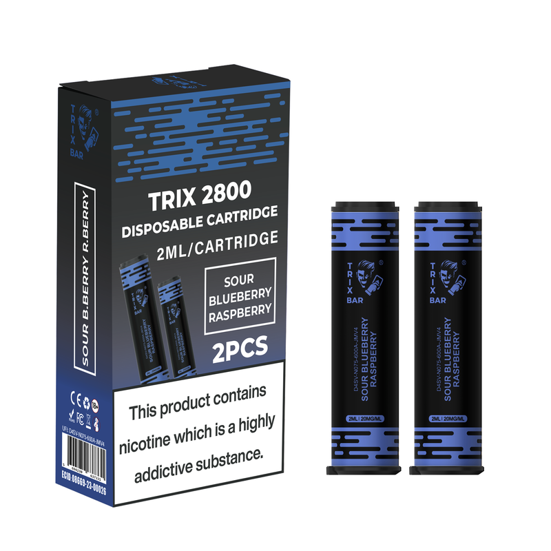 TRIX BAR MAX 2800 2xCARTRIDGES