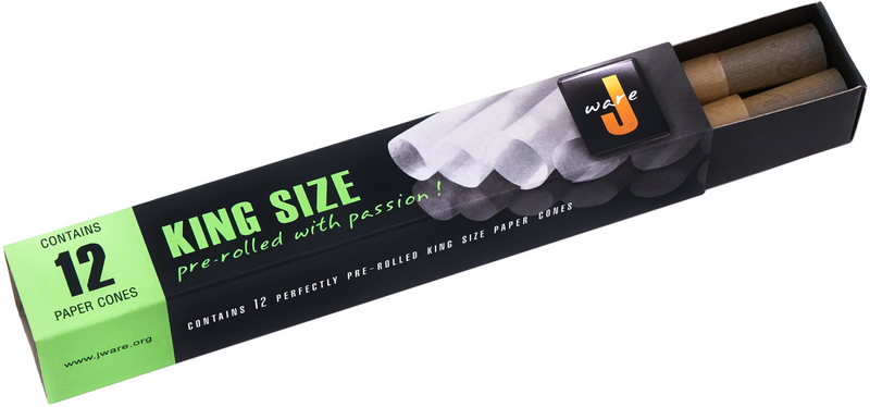 JWARE BROWN PRE ROLLED CONES KING SIZE LONG FILTER 109/30 MM